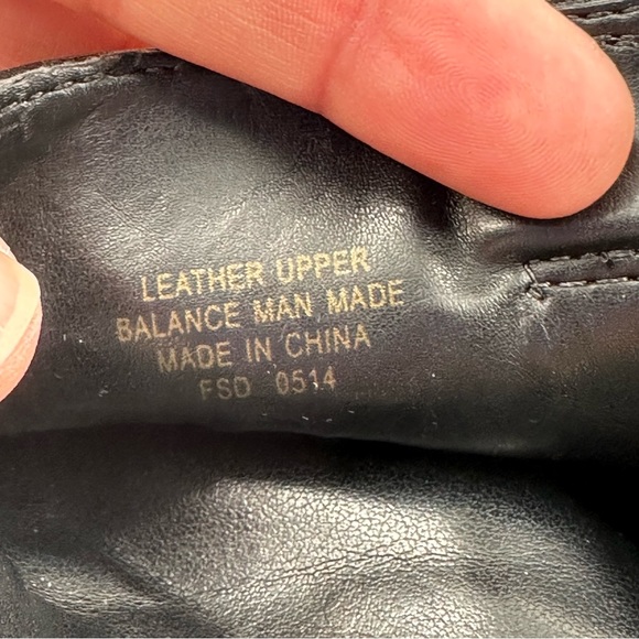 Nine West Heeled Booties Women 6.5 Black Leather Back Zip Ankle Moto Boots - Picture 8 of 8